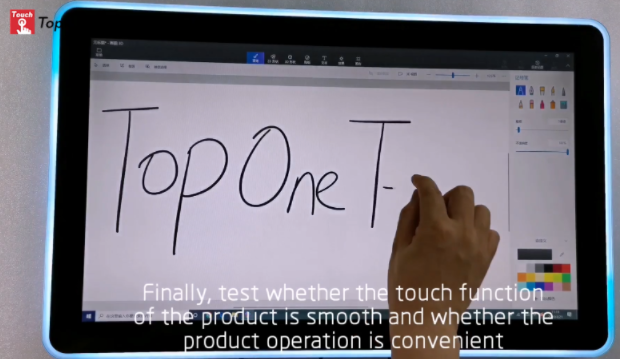 ten-fingers touch monitor