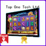 Toponetech good quality open frame touch screens producer for gaming room