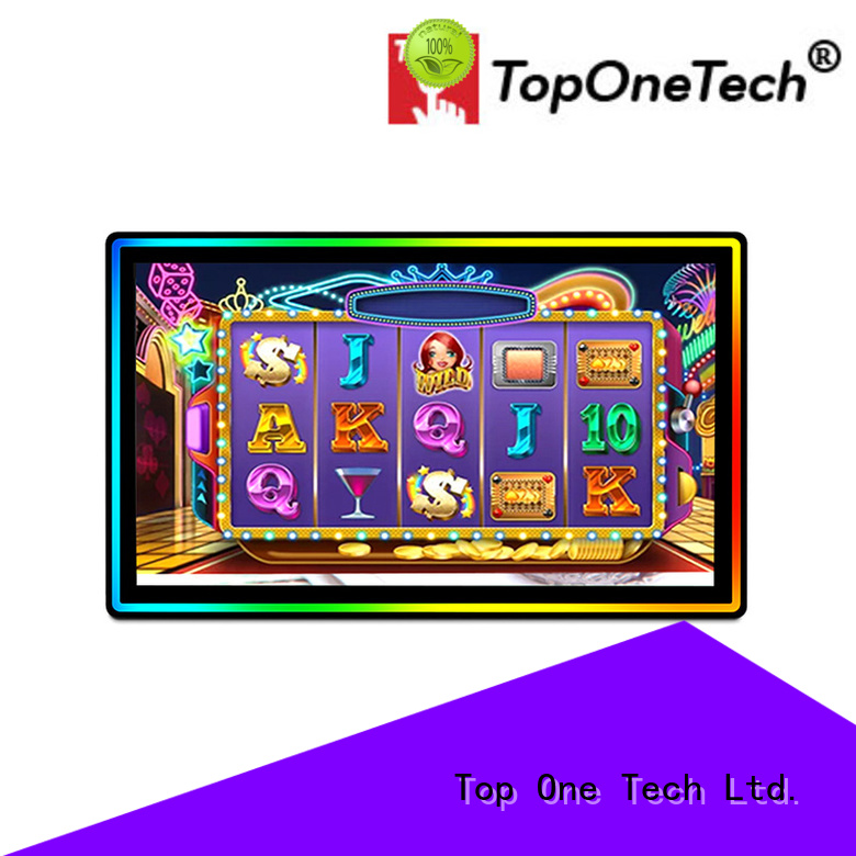 Toponetech china manufacturing capacitive touchscreen monitor manufacturer for gaming room