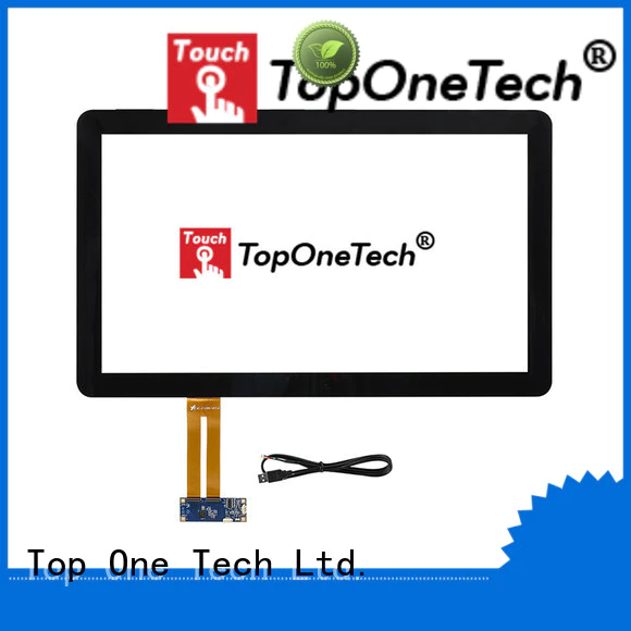 Toponetech cost-effective pcap touch panel with custom size for industrial touch display applications