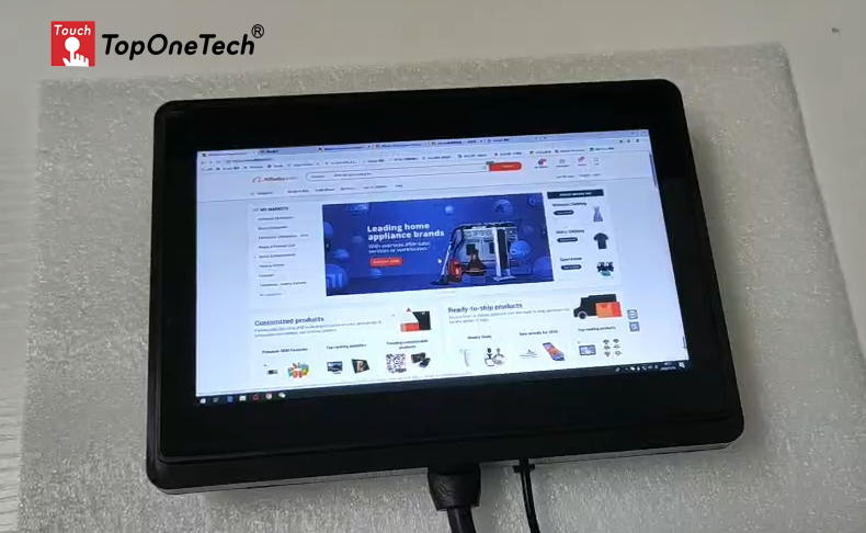 outdoor opem frame 7 inch touch monitor