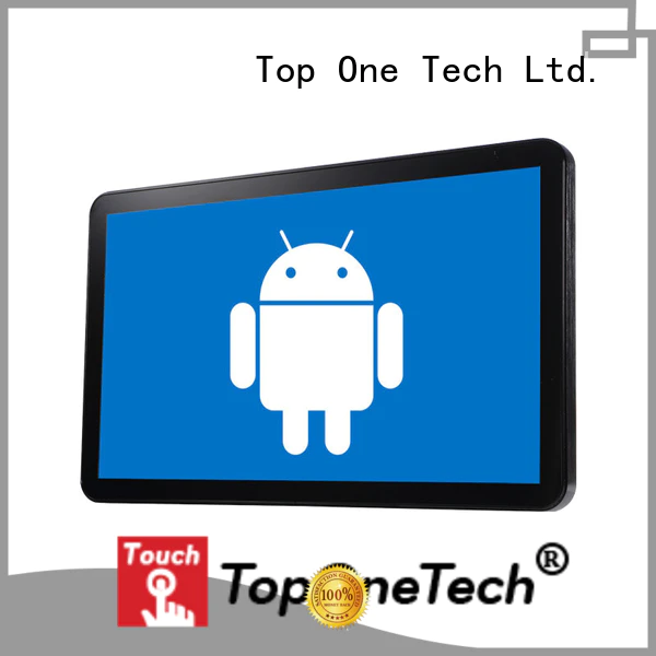 Toponetech wide usage all in one touch screen computer with low price for shopping mall
